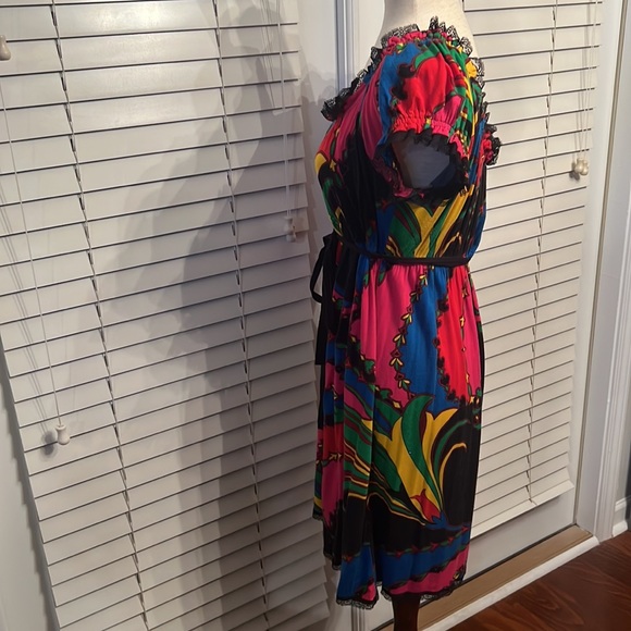 Betsey Johnson Colorful Short Sleeve Dress - Picture 5 of 11